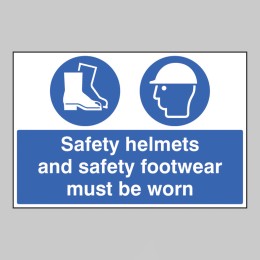 Safety Helmets and Safety Footwear Must be Worn - 