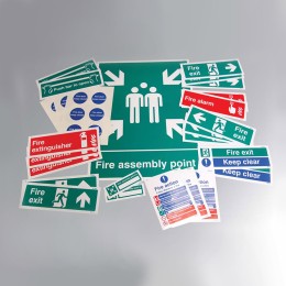 Fire Safety Signs Kit - 