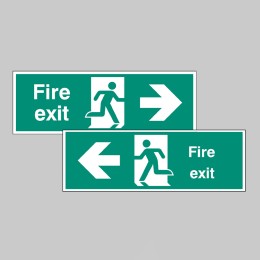 Double Sided Large Fire Exit - Left / Right - 