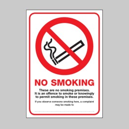 These Are No Smoking Premises - (Scotland) - 