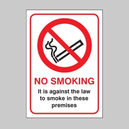 No Smoking it Is Against the Law - (England and Northern Ireland) - 