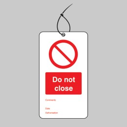 Do Not Close - Double Sided Tags (Pack of 10) - 