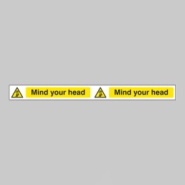 Mind Your Head - Self Adhesive Vinyl - 400 x 35mm - 