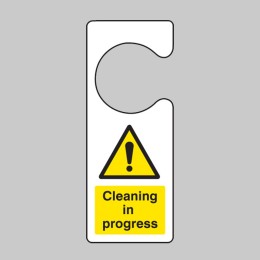 Cleaning in Progress - Door Hanger - 