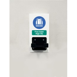 PPE Station - First Aider High Vis - 1 Hook - PPE Station - First Aider High Vis - 1 Hook -