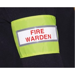 Fire Warden Reflective Armband - 