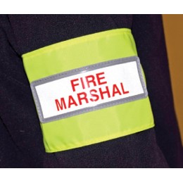 Fire Marshal Reflective Armband - 