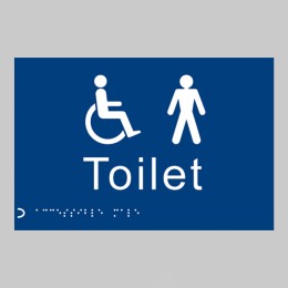 Braille - Toilet Gents / Disabled - 