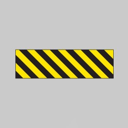 Hazard Marker (Right Hand) - Reflective Aluminium - 