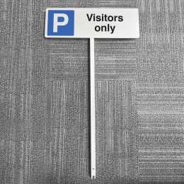 Parking - Visitors Only - Verge Sign - 