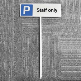 Parking - Staff Only - Verge Sign - 
