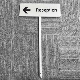 Reception - Arrow Left - Verge Sign - 