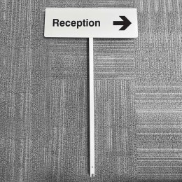 Reception - Arrow Right - Verge Sign - 