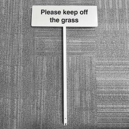 Please Keep Off the Grass - Verge Sign - 