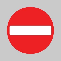 No Entry - Class RA1 - 