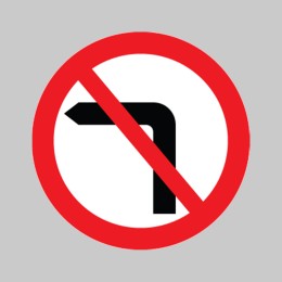 No Left Turn - Class RA1 - 