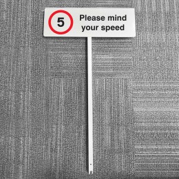 5mph - Please Mind Your Speed - Verge Sign - 