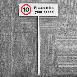10mph - Please Mind Your Speed - Verge Sign - 