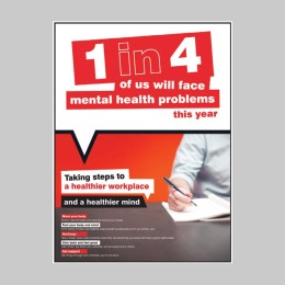 Taking Steps - Mental Health Poster - 
