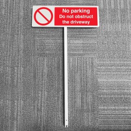 No Parking - Do not Obstruct the Driveway Verge Sign - 