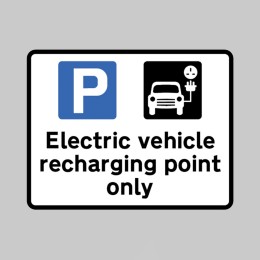 Electric Vehicle Recharging Point Only - Class RA1 - Temporary - 