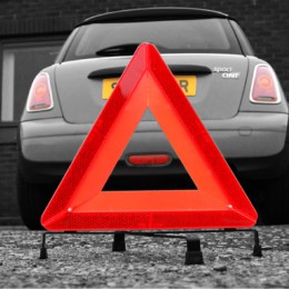 Vehicle Warning Triangle with Case - 
