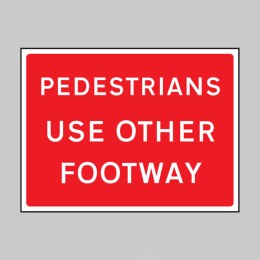 Pedestrians Use Other Footway - Class RA1  - 