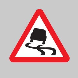 Slippery Road - Class RA1 - Temporary - 