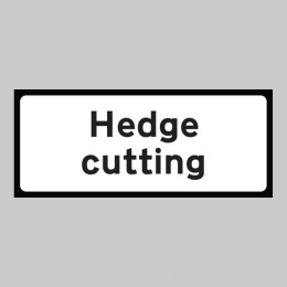 Hedge Cutting Supplementary Plate - Class RA1 - 