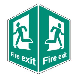 Fire Exit - Projecting Sign - 