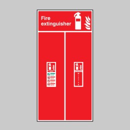 Fire Extinguisher Location Board - 