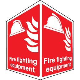 Fire Fighting Equipment - Projecting Sign - 