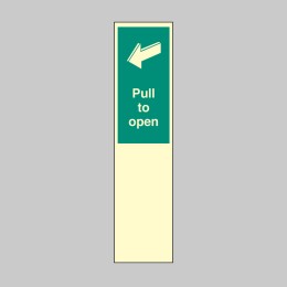 Door Plate - Pull to Open - 