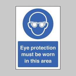 A4 - Eye Protection Must be Worn - 
