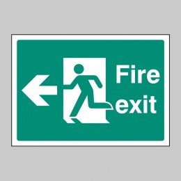 A4 - Fire Exit - Left - 