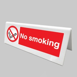 No Smoking Table Cards (Pack of 5) - 