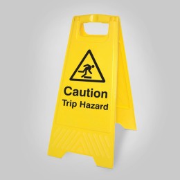 Caution - Trip Hazard - Self Standing Floor Sign - Caution - Trip Hazard - Self Standing Floor Sign -