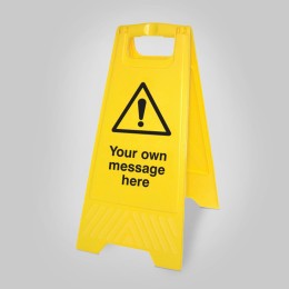 Your Message Here - Self Standing Folding Sign - 
