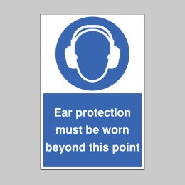 Ear Protection Must be Worn - Floor Graphic - 
