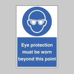Eye Protection Must be Worn - Floor Graphic - 