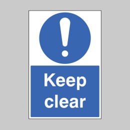 Keep Clear - Floor Graphic - 