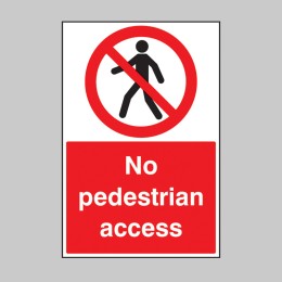 No Pedestrian Access - Floor Graphic - 