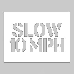 Stencil - Slow 10mph - 