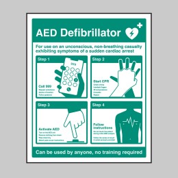 AED Defibrillator Instructions - AED Defibrillator Instructions -