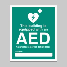 This Building is equipped with an AED Located (Space for Location) - This Building is equipped with an AED Located (Space for Location) -