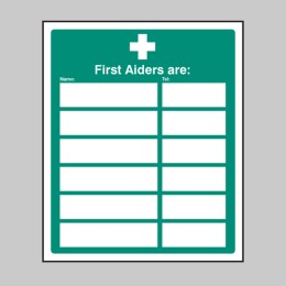 First Aiders Are (Space for 6) - First Aiders Are (Space for 6) -