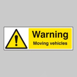 Warning - Moving Vehicles - 