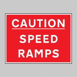 Caution - Speed Ramps - 