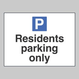 Residents Parking Only - 