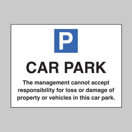 Car Park Disclaimer - 